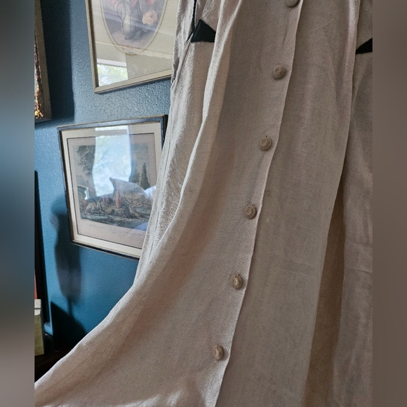 Vintage Irish linen dress - Picture 5 of 6